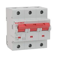 Выключатель автоматический модульный 3п D 100А 15кА YON MD125 | код MD125-3D100 | DKC